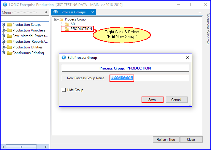 Setup Process Groups-Processes-3